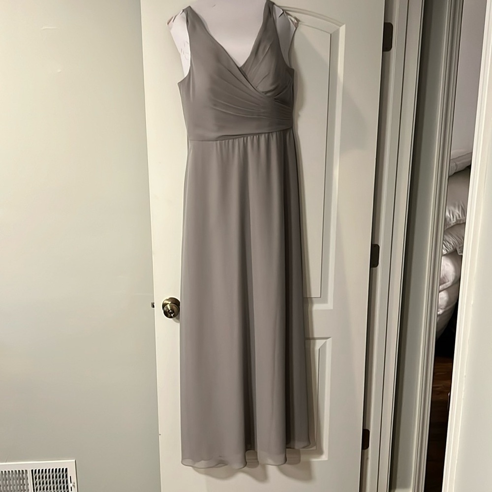 Azazie Nala Bridesmaids Dress | Silver (Grey) | A10